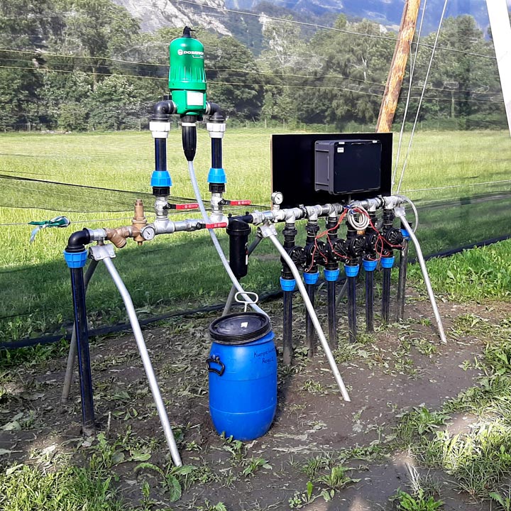 Beeren Bewässerungsstation