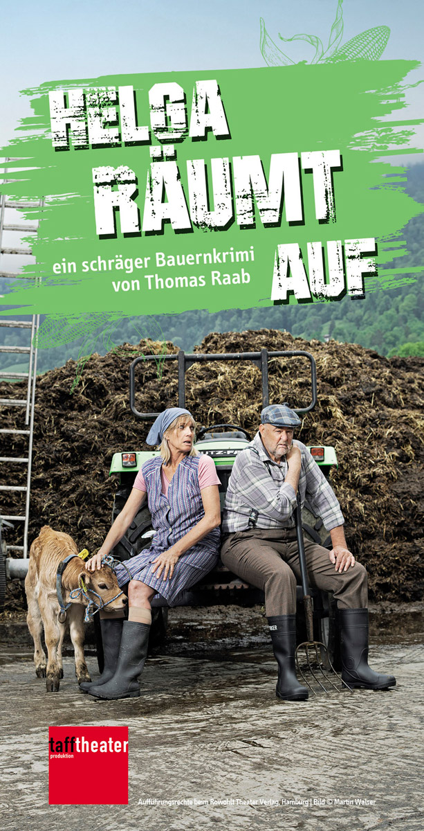 Flyer Hoftheater Helga räumt auf
